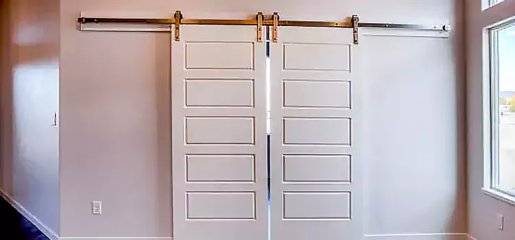Glass Barn Door with Installation Hardware Kit North Lauderdale